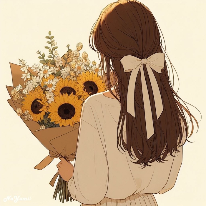 simple flower pfp