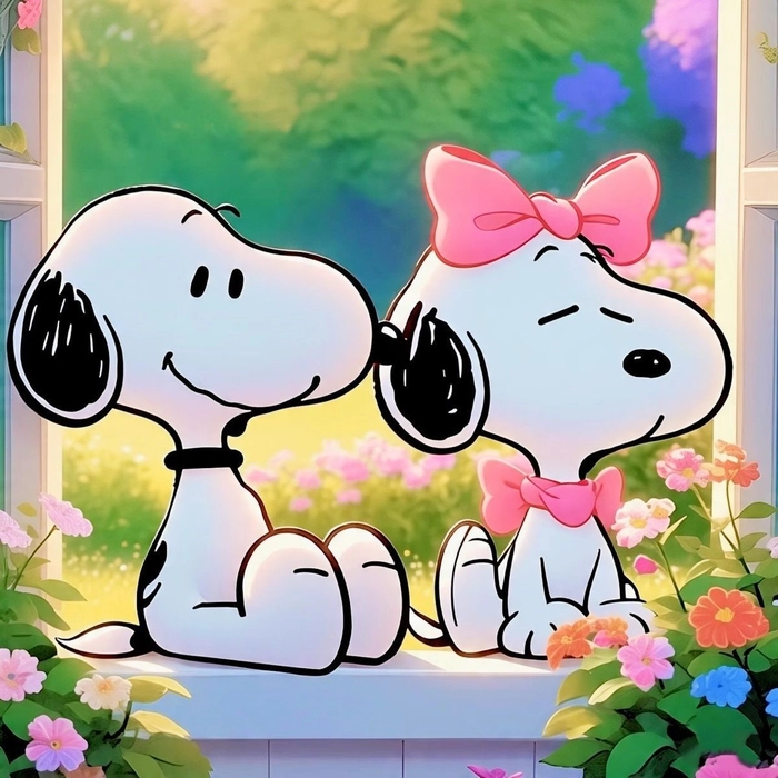 snoopy couple pfp
