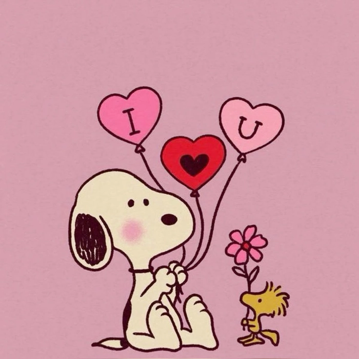 snoopy valentines pfp