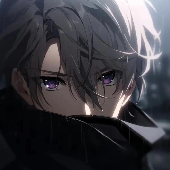 soft lighting creates a sad anime pfp mood