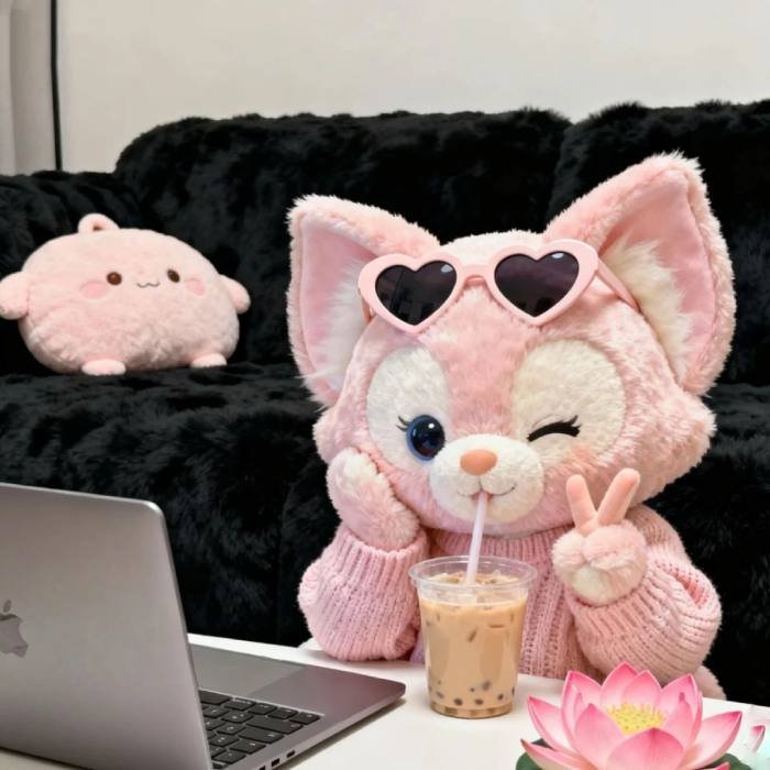 soft pastel profile image for cute pink pfp style