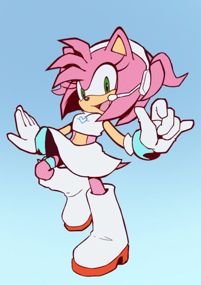 sonic amy rose pfp