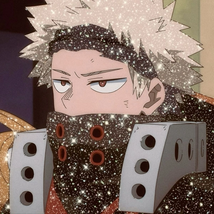 sparkly bakugo pfp