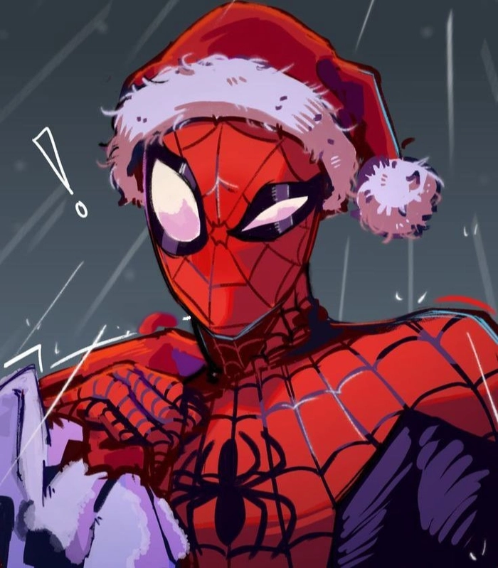 spider man christmas pfp