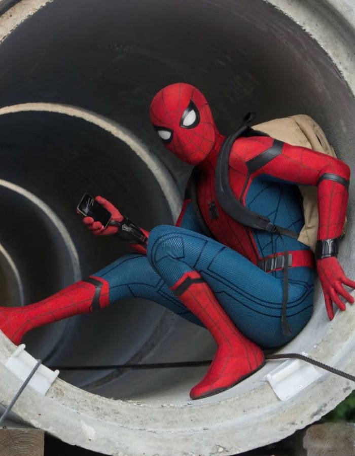 spider man pfp minimalist portrait