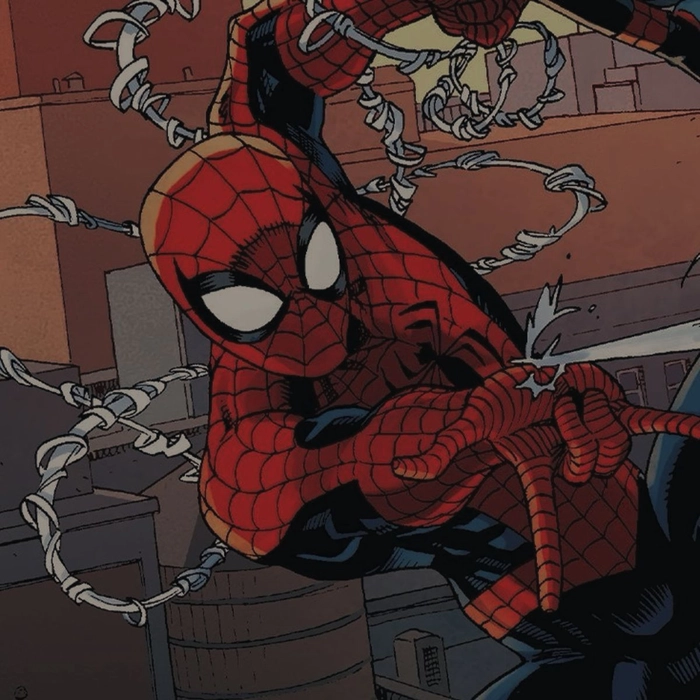 spider man swinging pfp