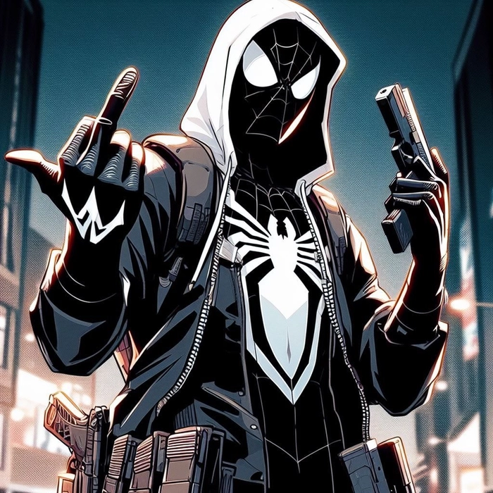 spiderman black suit pfp