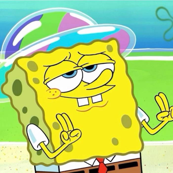 spongebob pfp aesthetic
