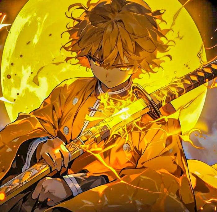 stylish zenitsu pfp for unique anime avatars