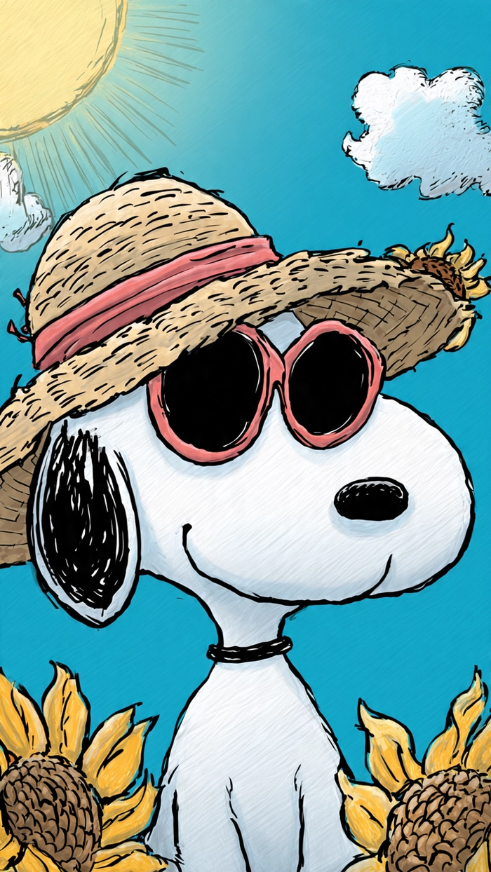 summer snoopy pfp