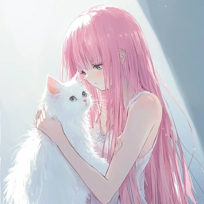 sweet aesthetic portrait cute pink pfp