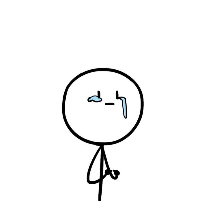 tiktok sad stickman pfp