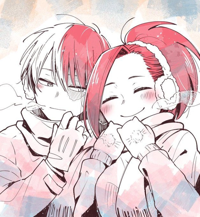 todoroki and momo matching pfp