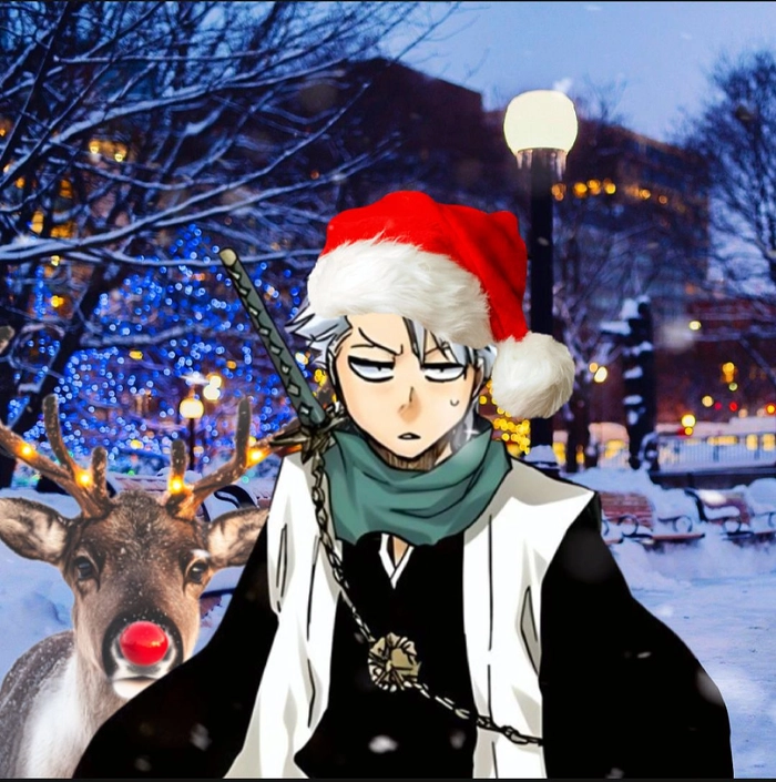 toshiro hitsugaya christmas pfp