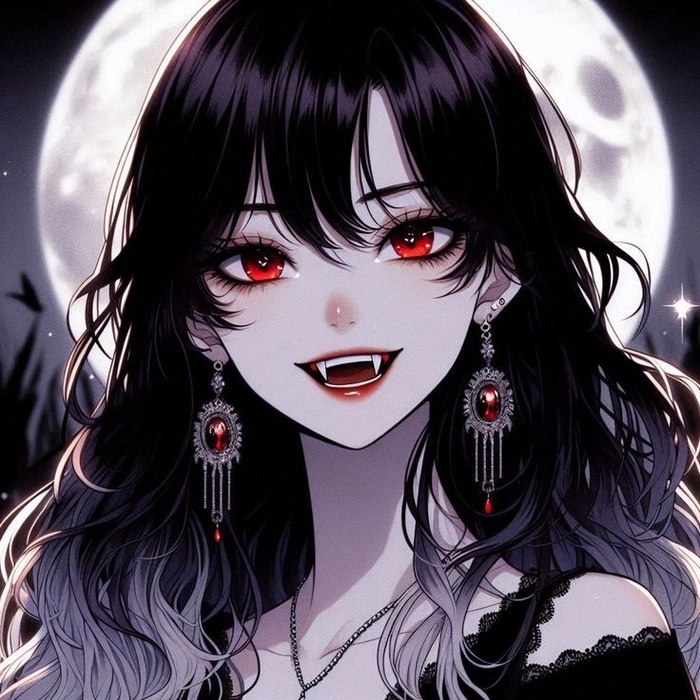 vampire pfp anime