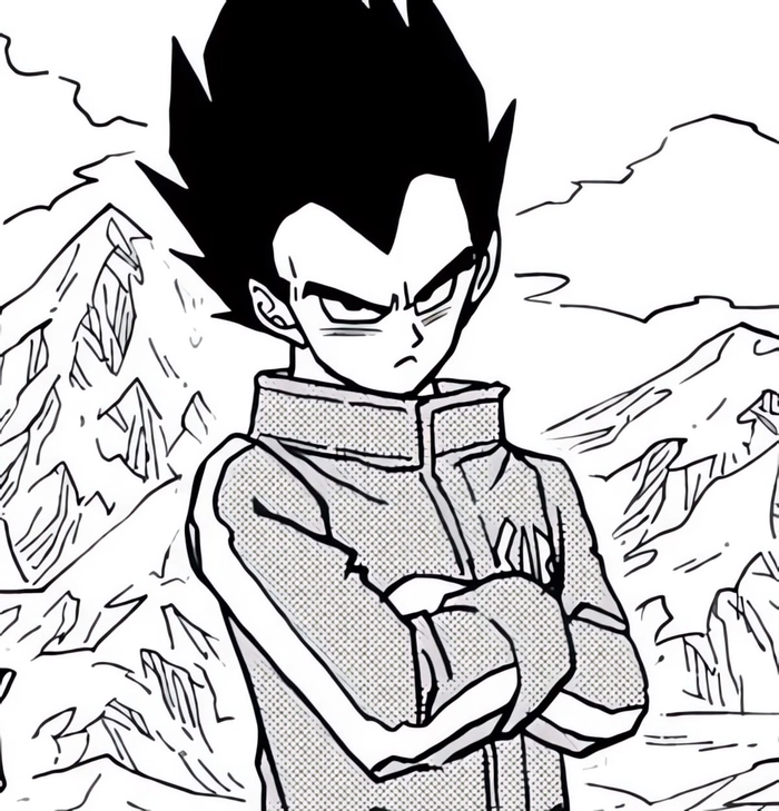 vegeta pfp manga