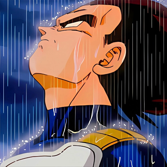 vegeta rain pfp