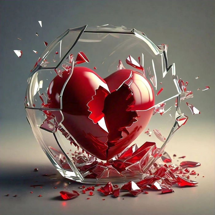 whatsapp sad broken heart dp