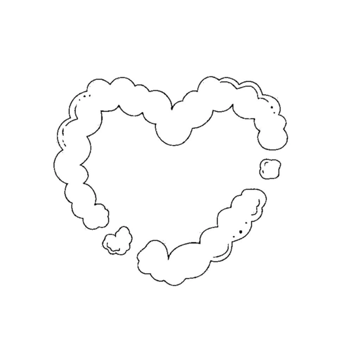 white heart pfp