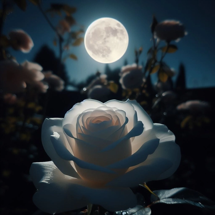 white rose pfp aesthetic