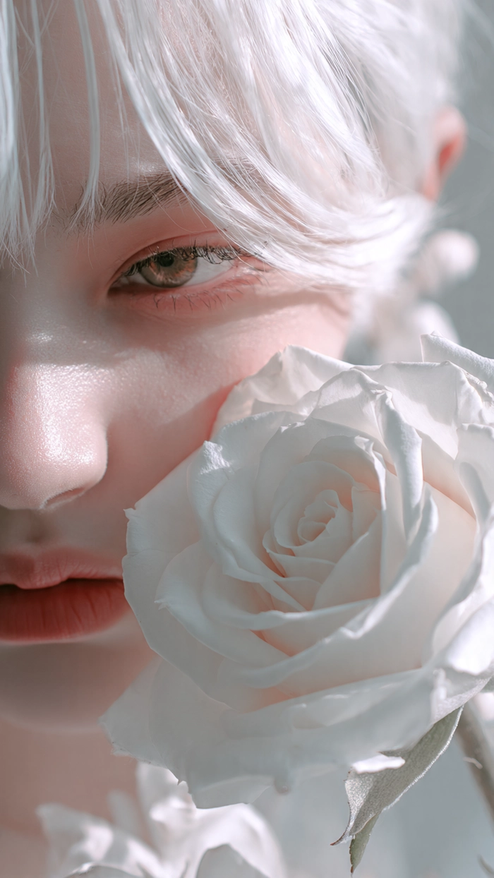 white rose pfp hd