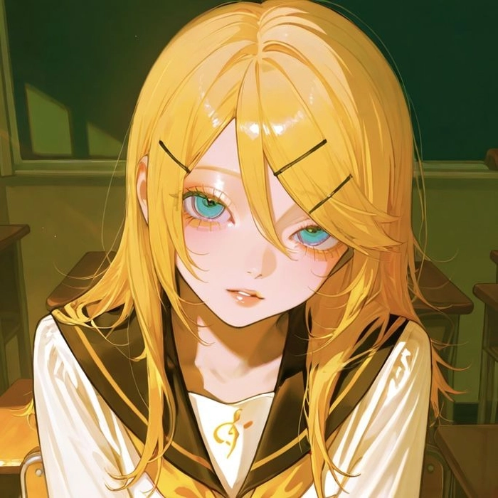 yellow pfp anime