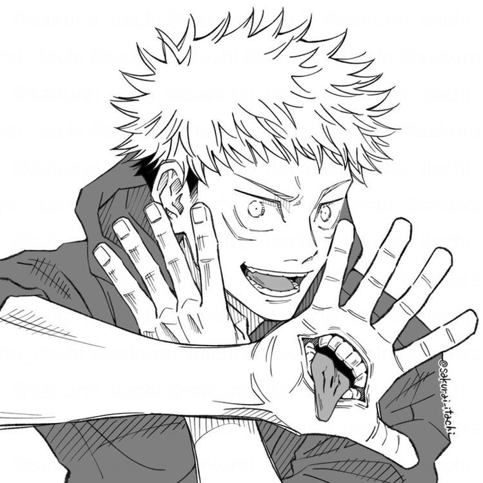 yuji itadori manga dp