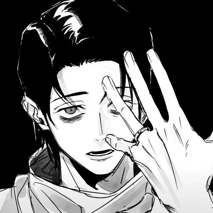 yuta black and white pfp
