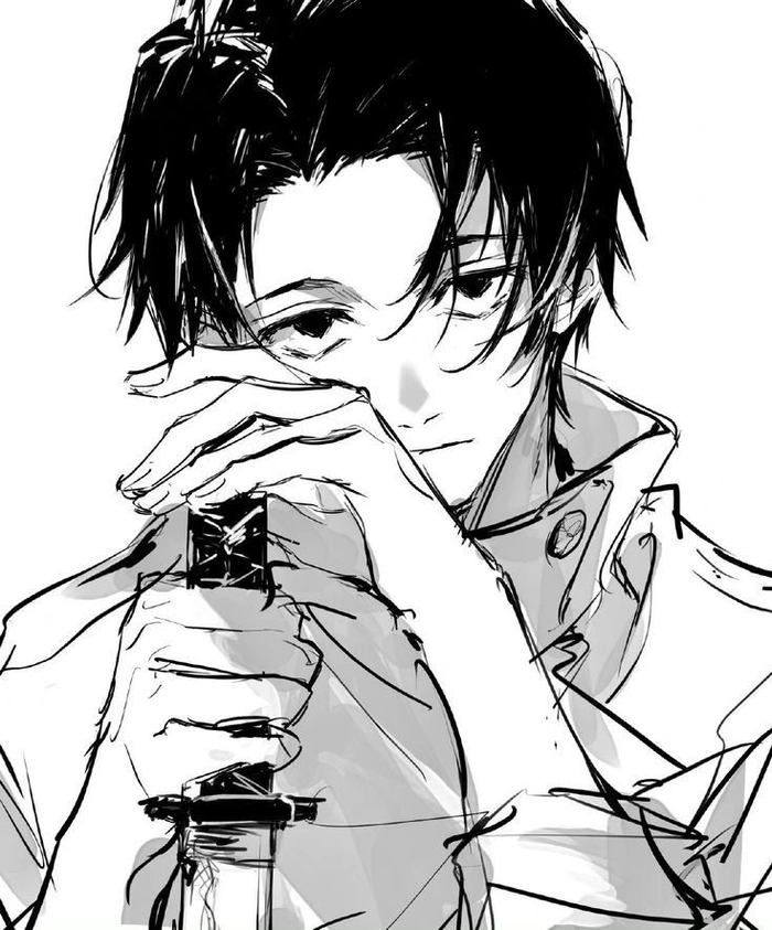 yuta pfp black and white