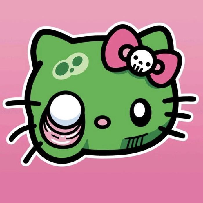 zombie hello kitty pfp