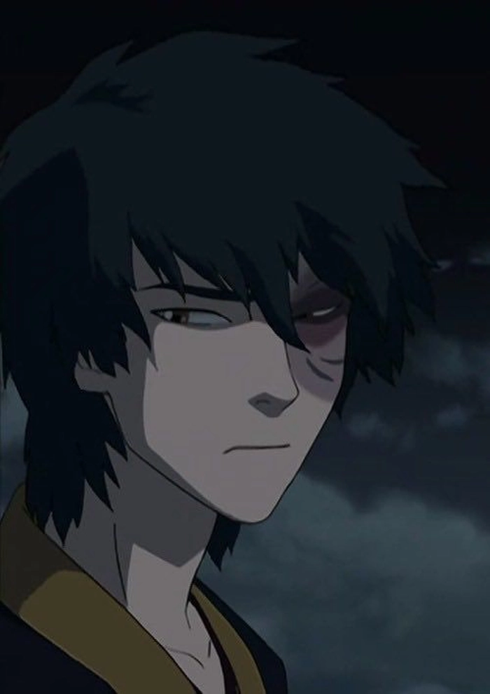 zuko black and white pfp