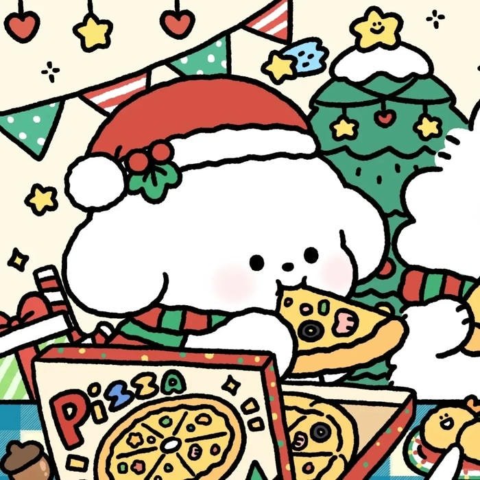 Christmas pastel icon