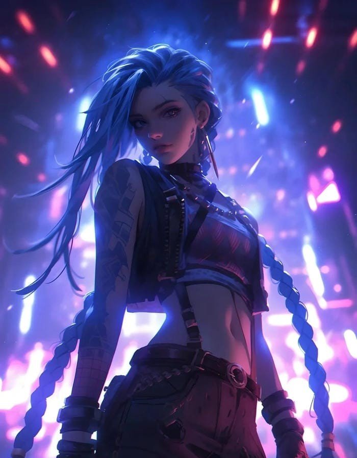 Jinx cute digital art pfp