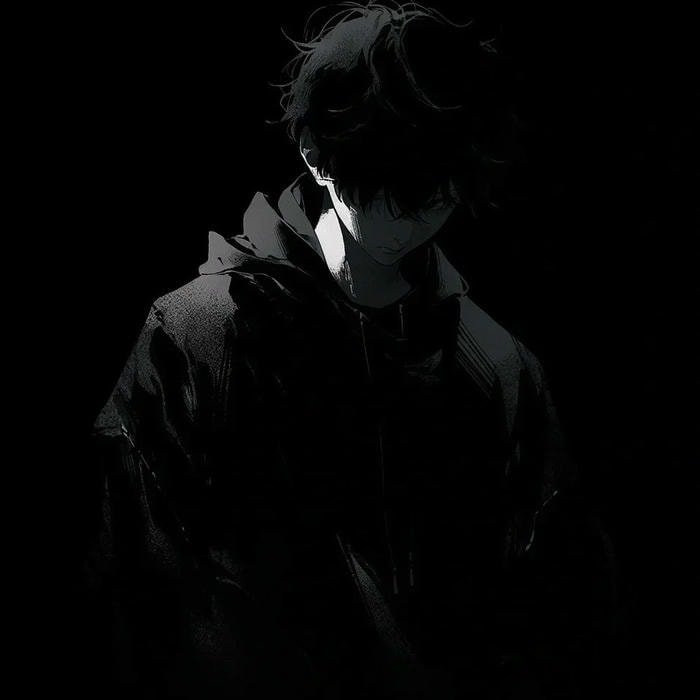 anime edgy dark style