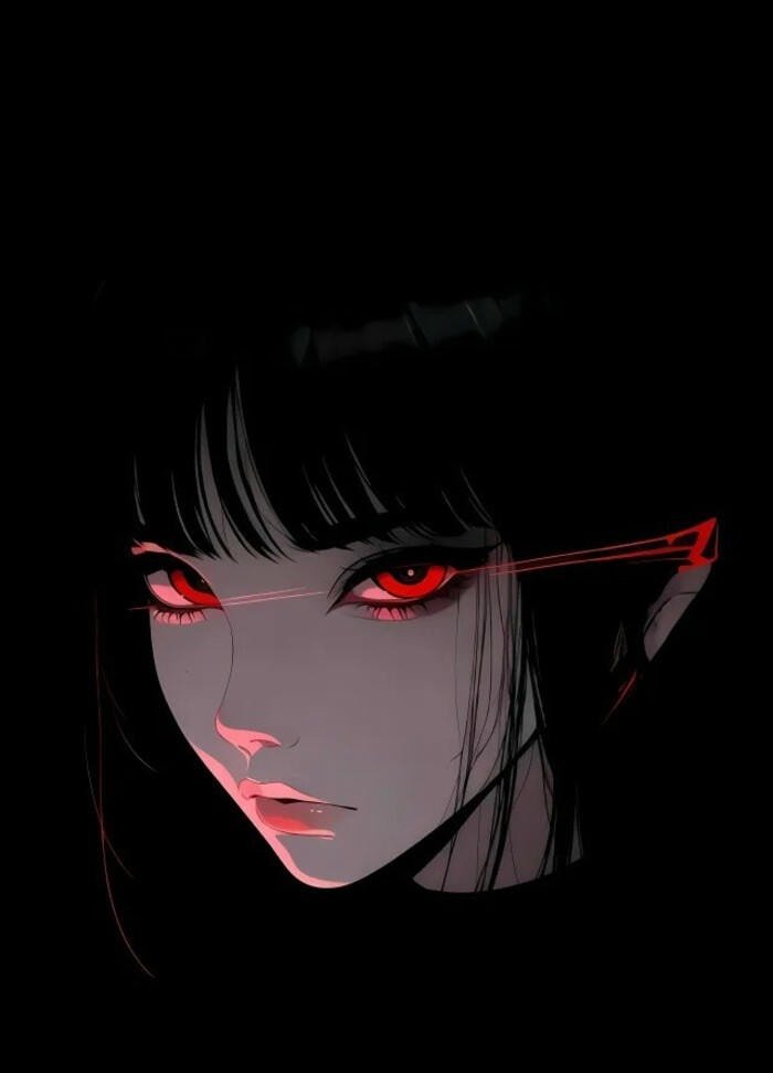 anime eyes glowing pfp