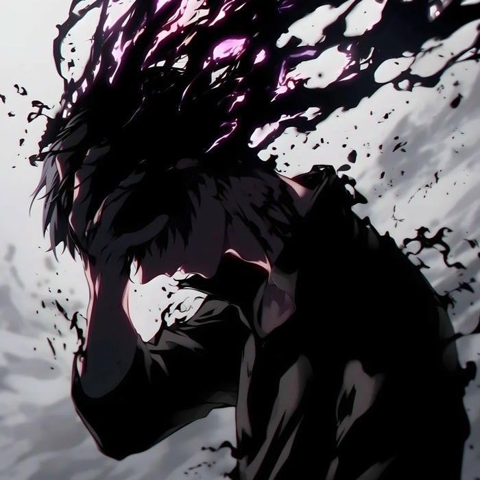 avatar anime dark glow