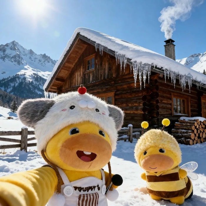 avatar cute mặc áo khoác