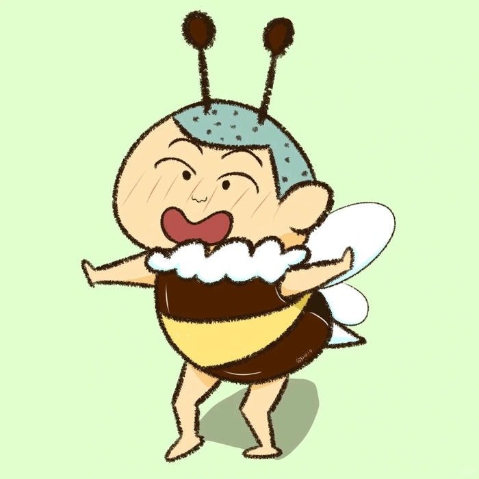 avatar ong chibi dễ thương