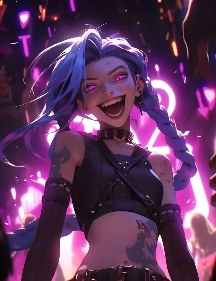 cute Jinx art pfp