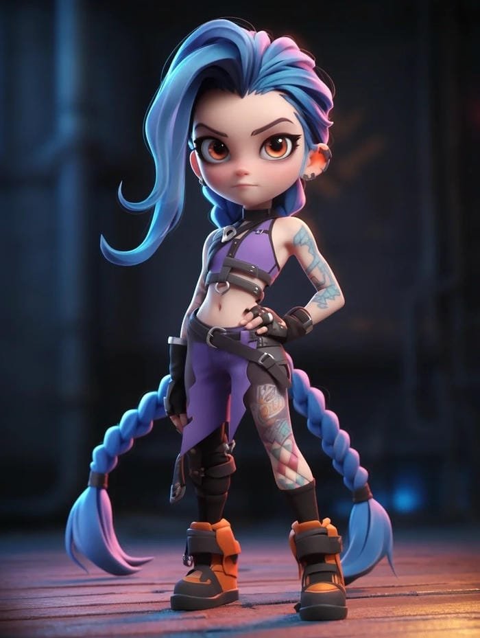 cute Jinx character pfp