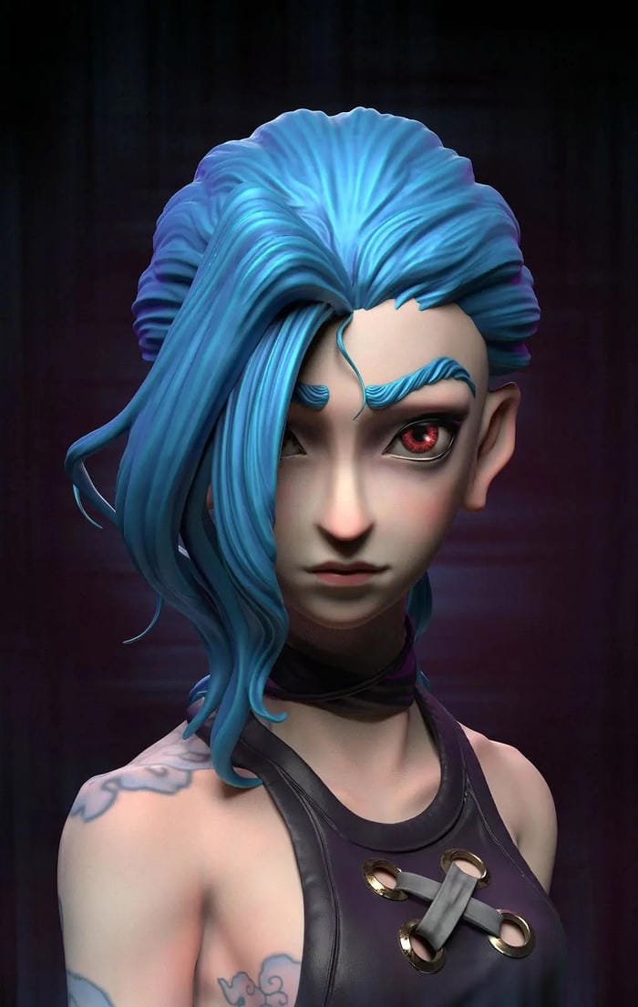 cute LoL Jinx pfp