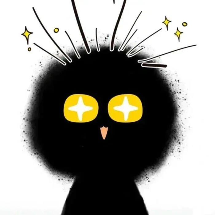 cute black cartoon pfp