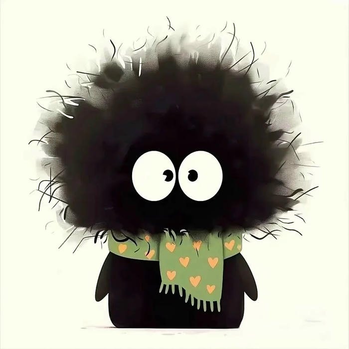 cute black profile picture