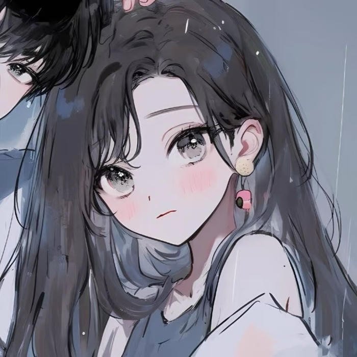 cute couple matching icons girl