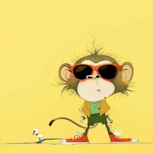 cute jungle monkey pfp