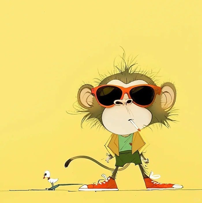 cute jungle monkey pfp