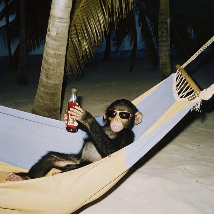 monkey cozy aesthetic