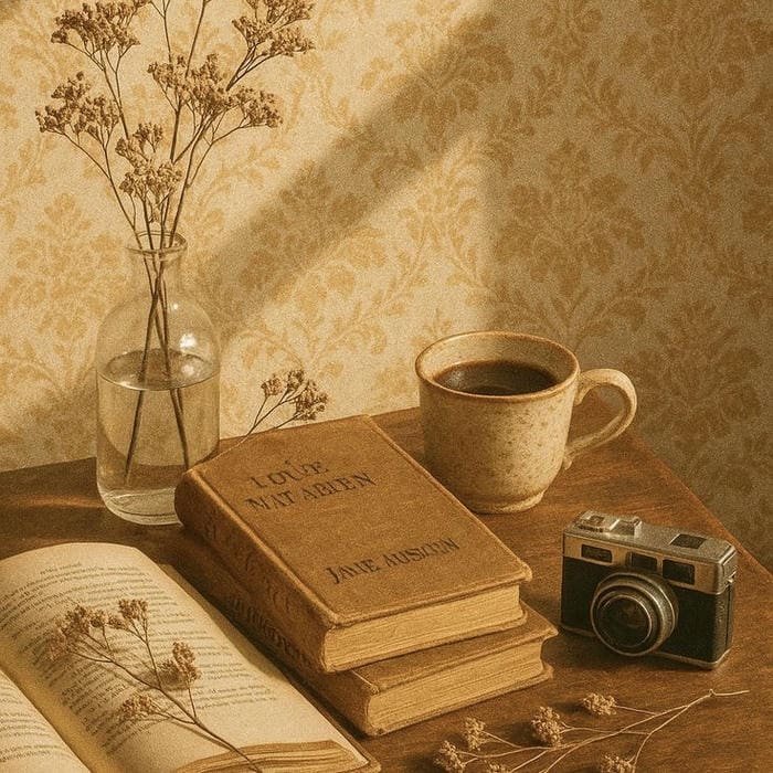 Aesthetic pfp inspired vintage color palette