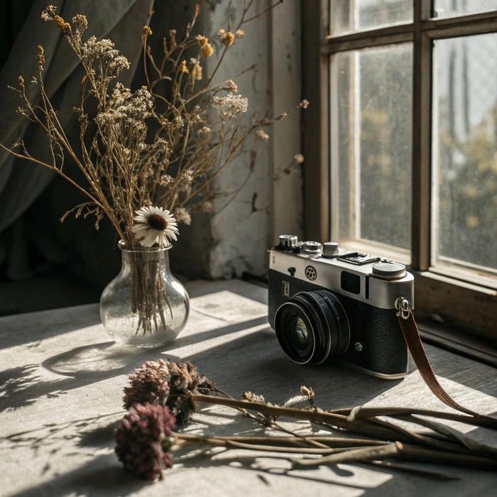 Aesthetic vintage profile picture timeless look