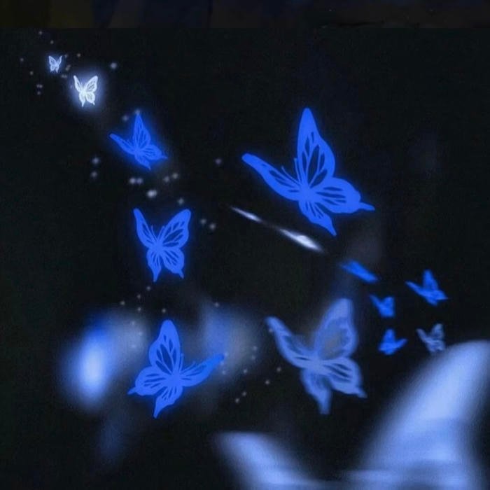 Blue aesthetic pfp with tranquil and clean look